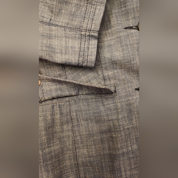 Trina Turk Denim Blazer - Size 4 - Picture 4 of 15